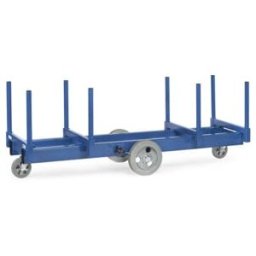 fetra Chariot pour matériaux longs 2113 - charge max. 2000kg Pneus élastiques (2113)