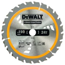 Scie circulaire manuelle à lame circulaire DEWALT 190/30 mm 24WZ DT1944-QZ (DT1944-QZ)