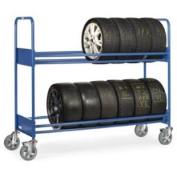 fetra Chariot à pneus 4588 - charge max. 500kg Pneus élastiques (4588)