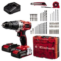 Perceuse-visseuse à percussion sans fil Einhell TE-CD 18/2 Li-i +64 (2x2,0 Ah) (4514221)