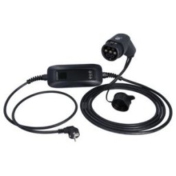Chargeur mobile efuturo KS Tools avec câble de charge de type 2, monophase, jusqu’à 3,7 kW, jusqu’à 16 A, 230 V, mode 2, écran LCD, connecteur avec te (117.7615)