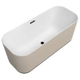 V&B; Baignoire îlot Finion couleur or D 170x70cm, PtoVtl., ÜL, EM, blanc pierre ; Villeroy & Boch (177FIN7A4BCV3RW)