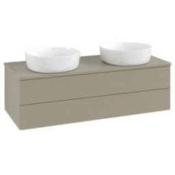 V&B; Meuble sous lavabo avec structure de façade, éclairage Antao 120x36x50cm, couleur WBP Lac, st. Gr m Lac ; Villeroy & Boch (L24110HK)