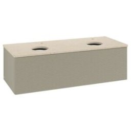 V&B; Meuble sous-lavabo avec structure de façade, éclairage Antao 120x36x50cm, HL, WBP botti., st Gr m Lac ; Villeroy & Boch (L35153HK)