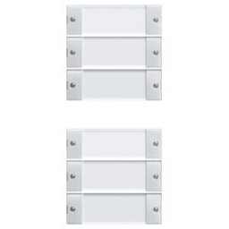 Gira Set d'interrupteurs à bascule 6 fois rws/gl 213603 (213603)