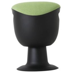 Tabouret pivotant multiposition STIER avec pied à disque, hauteur d'assise 465-585 mm, rembourrage vert, forme ergonomique, réglage en hauteur, chaise d'atelier, tabouret d'atelier (904903)