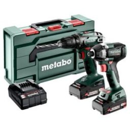 Kit d'outils sans fil Metabo 2.8.1 18VBS 18 + SSD 18 LT 200 BL ; metaBOX 145 L (685193000)
