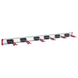 BRUNS Rail de support d’appareils 1,00m 6 supports (SB 6.10 A - 6)