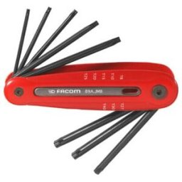 Facom Jeu de clés mâles sur support, 8 pièces (89R.JM8)