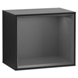 V&B; Module étagère Éclairage mural Finion 41,8x35,6x27cm, Anthracite, bleu mat, laqué ; Villeroy & Boch (G580GKPD)