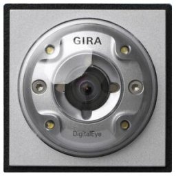 Gira Caméra couleur alu, encastrée, pour station de porte 126565 (126565)