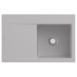 V&B; Évier Subway Style 45 D, avec garniture vidage, commande manuelle, steam CeramicPlus ; Villeroy & Boch (334701SM)