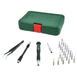 BOSCH Set de tournevis à pointe de précision 24 pièces (1600A039HT)