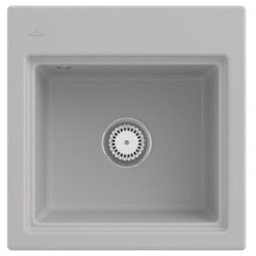 V&B; Évier Subway Style 50 S avec garniture, gauche, mitigeur, commande manuelle, steam C-plus ; Villeroy & Boch (335A01SM)