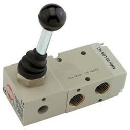 Riegler Vanne 3/2 voies, manuelle, levier bistable 90°, G 1/8 (514.102)