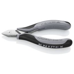 Pinces coupantes de côté pour l’électronique ESD Knipex (77 32 115 ESD)