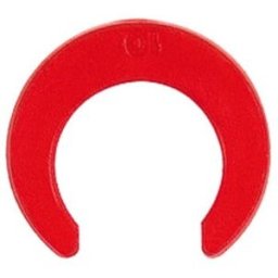 Riegler Collier de sécurité »speedfit« pour tube Ø ext. 5 mm, rouge, POM (91.005)