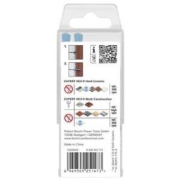 BOSCH EXPERT HEX-9 Hard Ceramic et HEX-9 Multi Construction Jeu de forets, 6 mm, 5 pièces (2608902313)