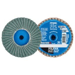 Disque abrasif Pferd COMBIDISC Mini-POLIFAN K80 50mm pour acier trempé (42719508)