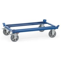 fetra Chariot à palettes 22811 - plateau 1210x810mm pneus élastiques (22811)