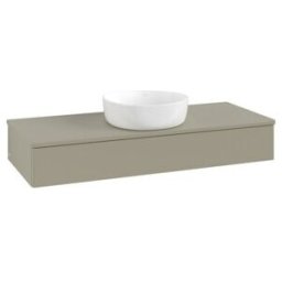 V&B; Meuble sous-lavabo sans structure de façade, éclairage Antao 120x19x50cm, couleur WBP Lac, st. Gr m Lac ; Villeroy & Boch (L10010HK)