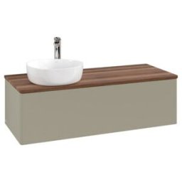V&B; Meuble sous-vasque sans structure de façade, éclairage Antao 120x36x50cm, HL, WBP w wal, st. Gr m Lac ; Villeroy & Boch (L33052HK)