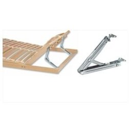 Hettich Ferrure de réglage lit pour tête et pied MultiFlex, 25173 140kg, acier zingué (25173)