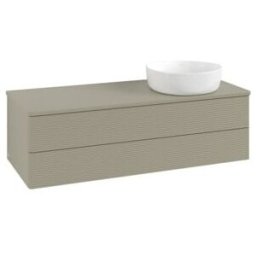V&B; Meuble sous lavabo avec structure de façade, éclairage Antao 120x36x50cm, couleur WBP Lac, st. Gr m Lac ; Villeroy & Boch (L23110HK)