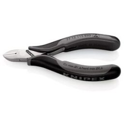 Pinces coupantes de côté pour l’électronique ESD Knipex (77 12 115 ESD)
