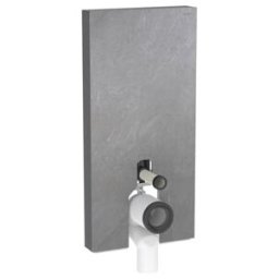 Geberit Module WC mural Monolith Plus H 101 cm, F ardoise, S. alu SW-chrome (131203007)