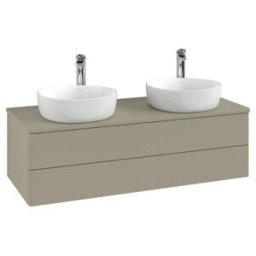 V&B; Meuble sous lavabo avec structure de façade, éclairage Antao 120x36x50cm, HL, WBP Lac, st. Gr m Lac ; Villeroy & Boch (L24150HK)