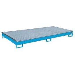 Bauer Südlohn Bac à étagère avec insert PE RW-GR 2700-1 PE, peint, bleu clair (4518-57-0000-5012)
