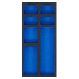 BGS Insert pour servante d’atelier 1/3, vide : 7 compartiments, 408 x 189 x 32 mm ; BGS technic (74363)