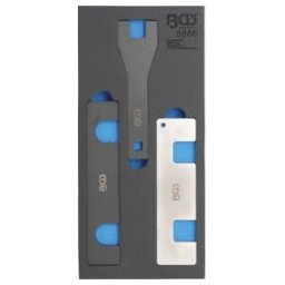 Insert de servante d'atelier 1/3 : Coffret de calage pour moteurs à essence Opel 1.0 & 1.4L Kraftmann ; BGS technic (6686)