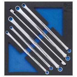 Insert de servante d’atelier 2/3: Jeu de clés polygonales doubles extra longues 10 x 11 - 22 x 24 mm 6 pièces BGS ; BGS technic (4194)