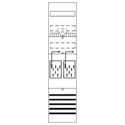 Striebel&John; Tableau de comptage 7RE 2Z pré-câblé BF17M2 ; STRIEBEL & JOHN (2CPX054160R9999)