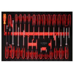Jeu de tournevis dans insert en mousse, 27 pcs KS Tools (811.0027)