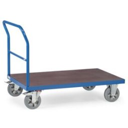 fetra Chariot à barre de poussée 12503 - charge max. 1200kg Pneus Elastic (12503)