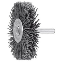 Lessmann Brosse circulaire sur tige micro-abrasive, SiC grain 120,⌀ brossexlargeur brosse: 50X10 mm (415842)