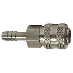 Riegler Raccord rapide NW 5 »connect line«, MS nickelé, embout LW 4 (243.25-N E)