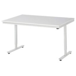 Table de travail adlatus RAU 150 réglable en hauteur électriquement Plateau de travail EGB avec revêtement en résine de mélamine (conducteur de volume (08-AT-150-100-ME)