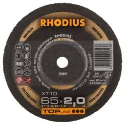 Mini-disque de tronçonnage extra-fin Rhodius XT10 MINI (206802)