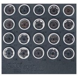 Insert de servante d'atelier 1/6 : Jeu d’outils de réglage pour écrous de jantes pour VAG 20 pièces BGS ; BGS technic (8963)