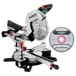 Scie à onglets Metabo KGS 305 M avec fonction radiale et 2e lame de scie en carbure (613305900)