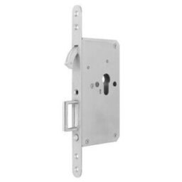 Serrure à pêne circulaire Circulaire r./Grille élastique PZ argent rd 20x250mm ; BKS (03530052)