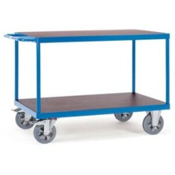fetra Chariot à plateaux 12406 - charge max. 1200kg Pneus élastiques (12406)
