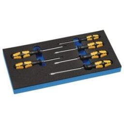 Module à outils l.185xP.385xH.30mm 1/3 module à outils 6-pcs. emmanch. fente+PH+ ; Lebenshilfe Gießen (S4000871286)