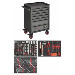 VIGOR Servante d'atelier séries L avec assortiment V4219 248 x 248 (V4219)
