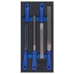 Insert de servante d'atelier 1/3 : Jeu de limes 5 pièces BGS ; BGS technic (4030)