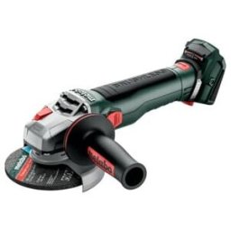 Metabo Meuleuse d'angle sans fil WB 18 LT BL 11-125 Quick avec frein, écrou rapide, batterie pivotante ; metaBOX 165 L (613054840)
